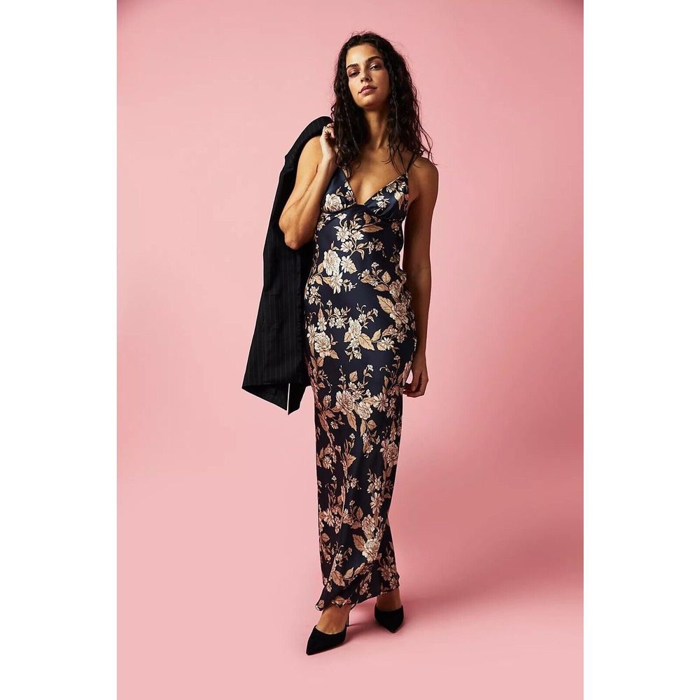 NWT Bec + Bridge Opaline Floral Strap Maxi Dress Size 12